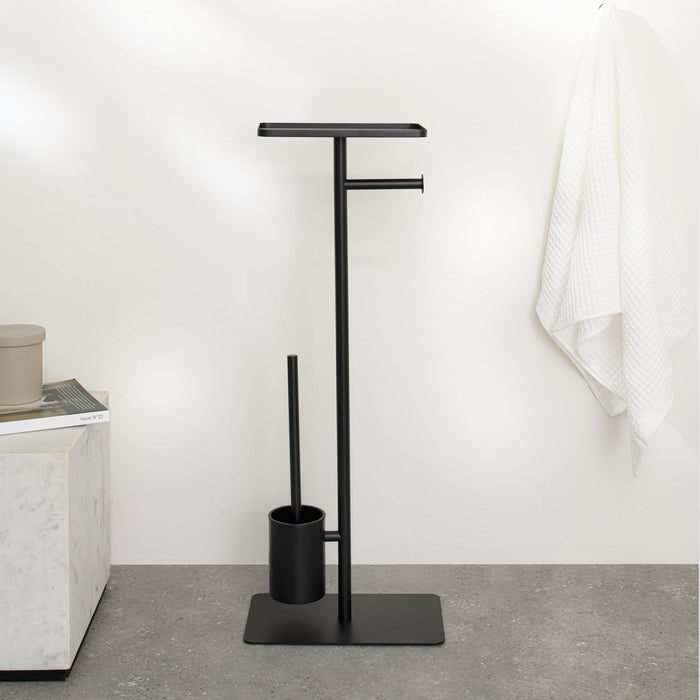 Sealskin Brix Toiletbutler met Planchet - Zwart