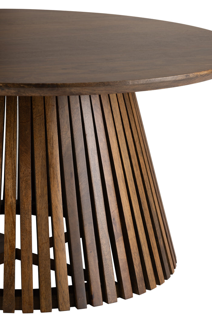 J-Line tafel Vincent - hout - bruin - medium