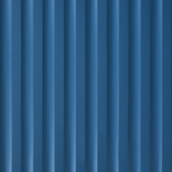 Beliani - LAGO - Wandgemonteerde wastafelkast - Donkerblauw - MDF