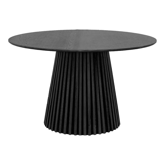 House Nordic Osaka Zwart Eiken Eettafel Rond Ø120 cm