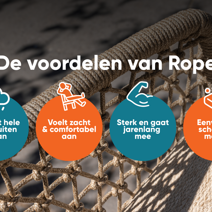 Garden Impressions Triton dining stoel - Rope|Grey