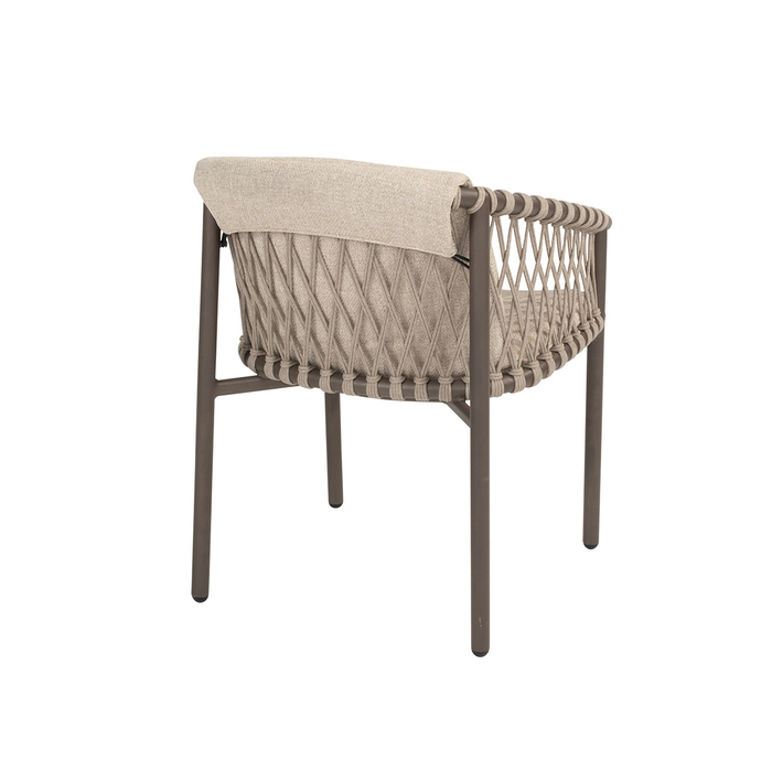 4-Seasons Allora dining tuinstoel - terre (1 stuk)