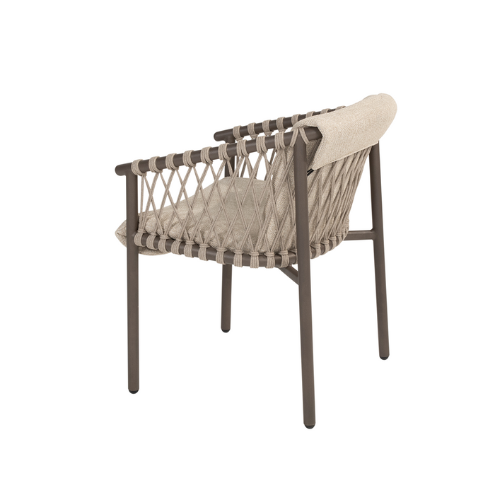 4-Seasons Allora dining tuinstoel - terre (1 stuk)