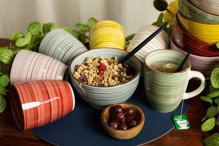 Studio Tavola Koffiekopjes Sunny Summer 160 ml - 6 stuks