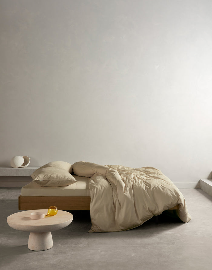 Essenza Minte Dekbedovertrek 200 x 200|220 cm - Taupe