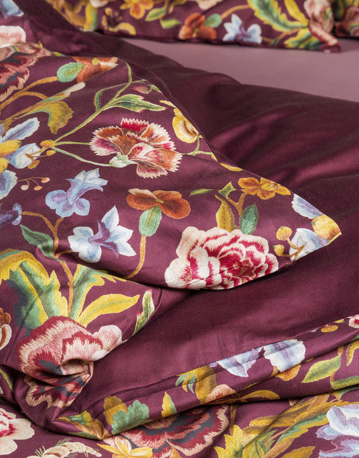 Essenza Rosanella Dekbedovertrek 140 x 200|220 cm - Mauve Wine