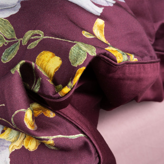 Essenza Augustina Dekbedovertrek 200 x 200|220 cm - Mauve Wine