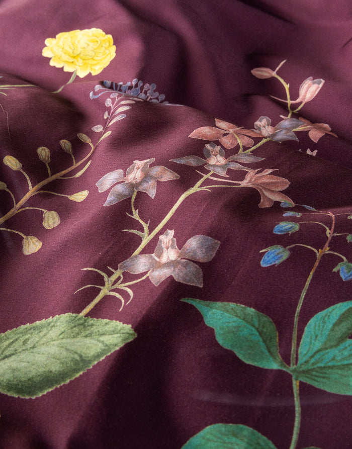 Essenza Augustina Dekbedovertrek 200 x 200|220 cm - Mauve Wine