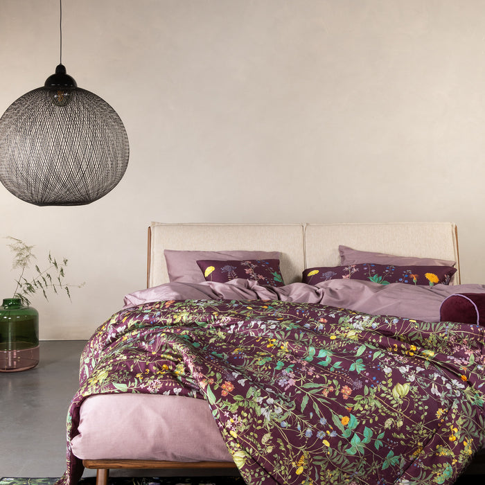 Essenza Augustina Sprei 220x265 cm - Mauve Wine
