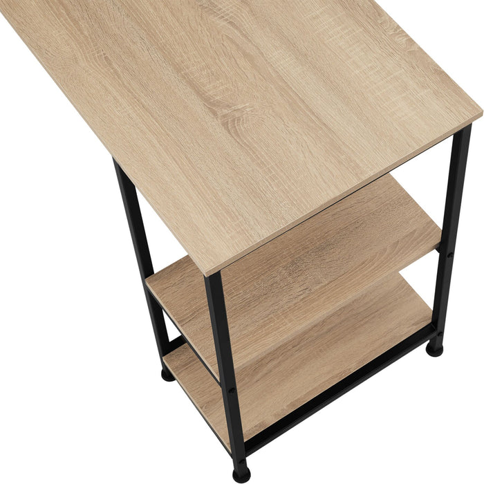 tectake® Bureau Hamilton 138x138x75,5cm