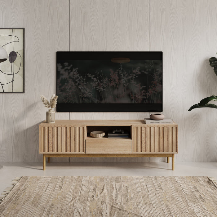 Meubella - TV-Meubel Storm - Eiken - 159 cm