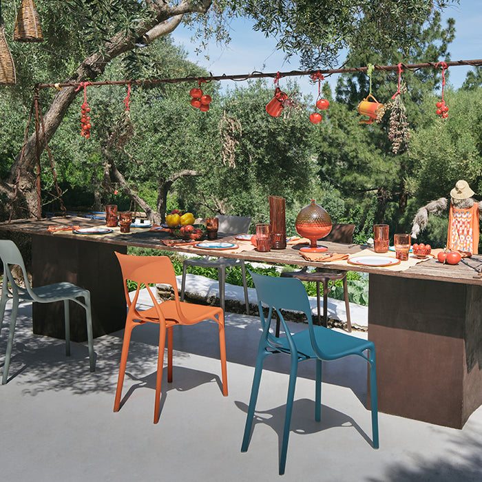 Kartell A.I. Lite Eetkamerstoel - Bruin