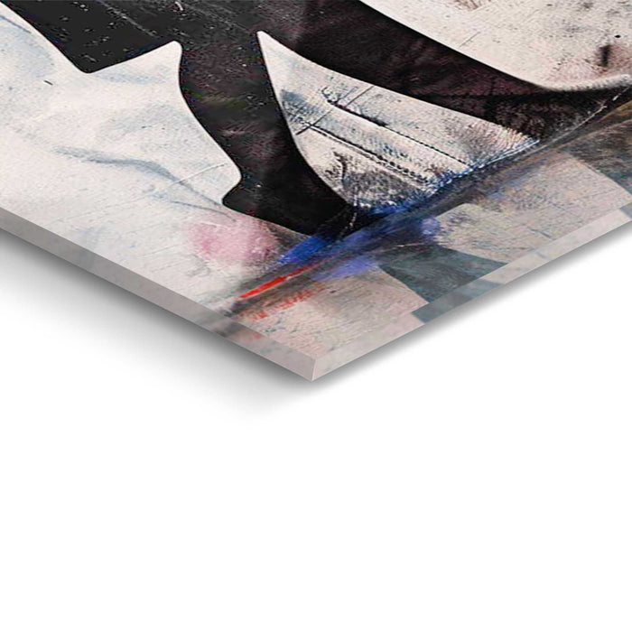 Reinders - Balloon Girl Bright - Glasschilderij 116x78 cm - Bont