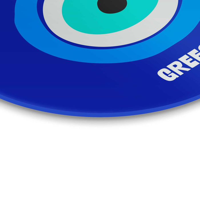 Reinders - Mykonos - Glasschilderij Ø 50 cm - Blauw