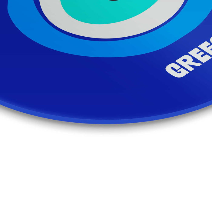 Reinders - Mykonos - Glasschilderij Ø 70 cm - Blauw