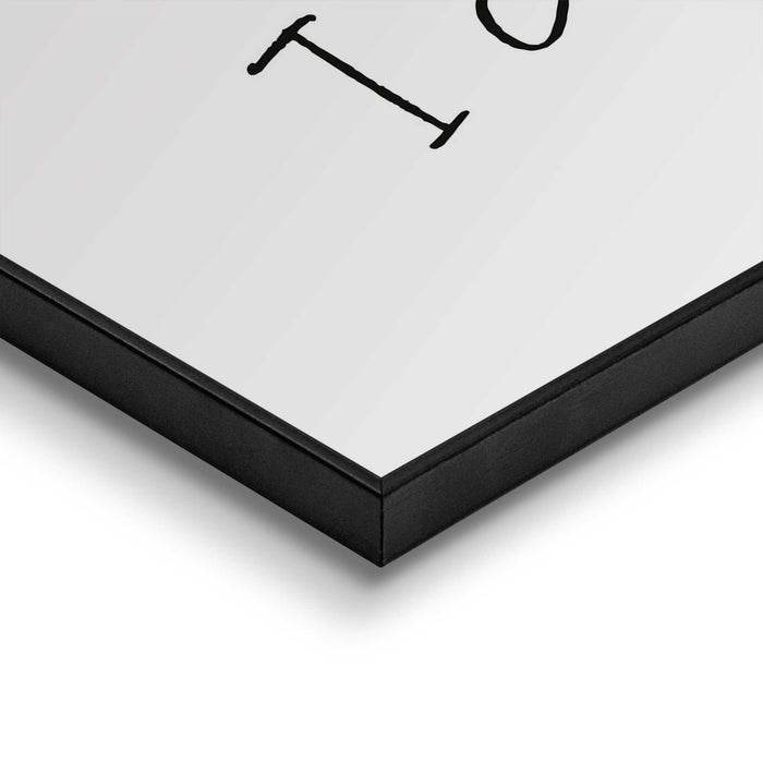 Reinders - Italiaans diner - Wanddecoratieset in verschillende formaten 40x50 cm - Zwart-Wit