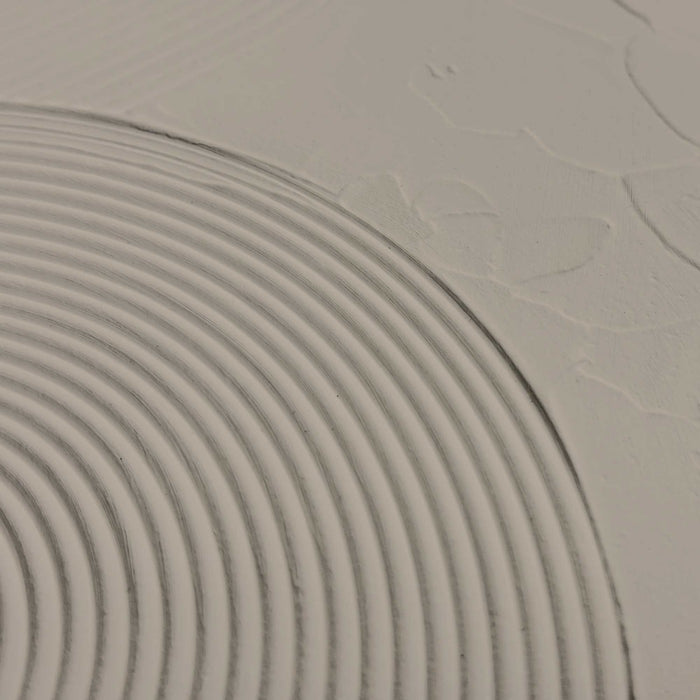 Reinders - Reliëf bogen - Abstracte wanddecoratie set met structuur 30x40 cm - Zwart-Wit