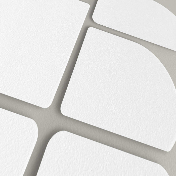 Reinders - Abstract Stack - Schilderij 3D Art 70x100 cm - Wit