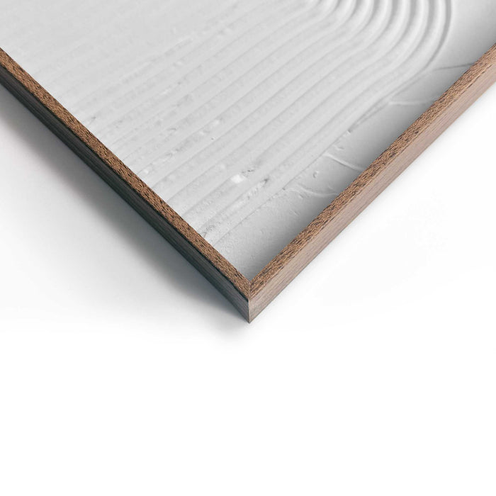 Reinders - Knot Craft Art Schilderij - 70 x 50 cm – Wit/Walnoot