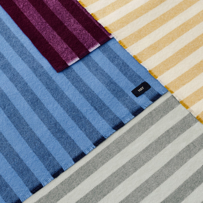 HAY Duo Throw Plaid - Plum