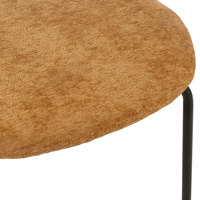 J-Line stoel - textiel|metaal - oker