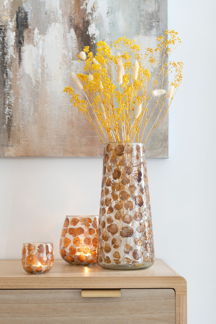 J-Line droogbloemen - Bundel gedroogde Gypsophilia - geel