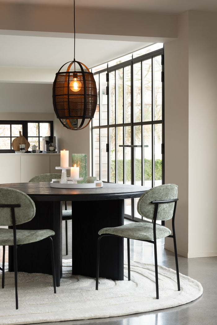 J-Line stoel - textiel|metaal - muntgroen