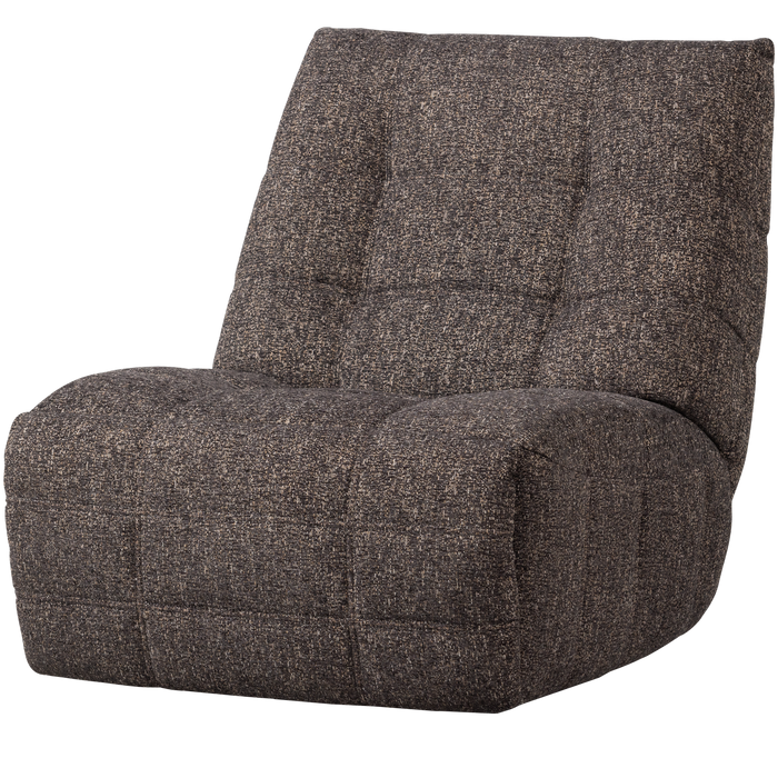 WOOOD Hein Relaxfauteuil Elektrisch - Geweven stof - Antraciet|Bruin