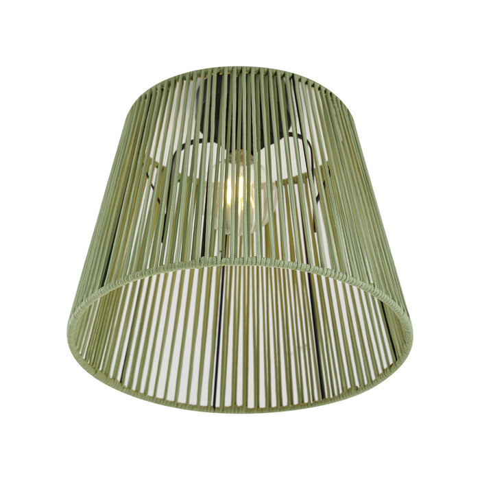 QAZQA Japandi buiten plafondlamp met groen touw IP54 - Jayla