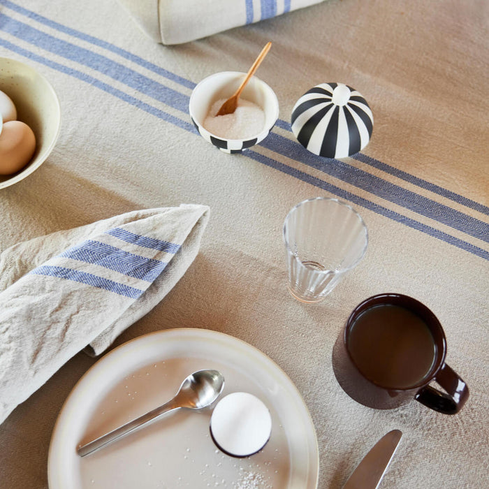 OYOY Living Toppu Voorraadpotje - Zwart / Wit