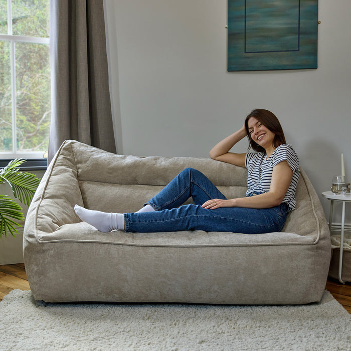 icon Cecilia 2-zitsbank - Zitzak - Chenille - Beige