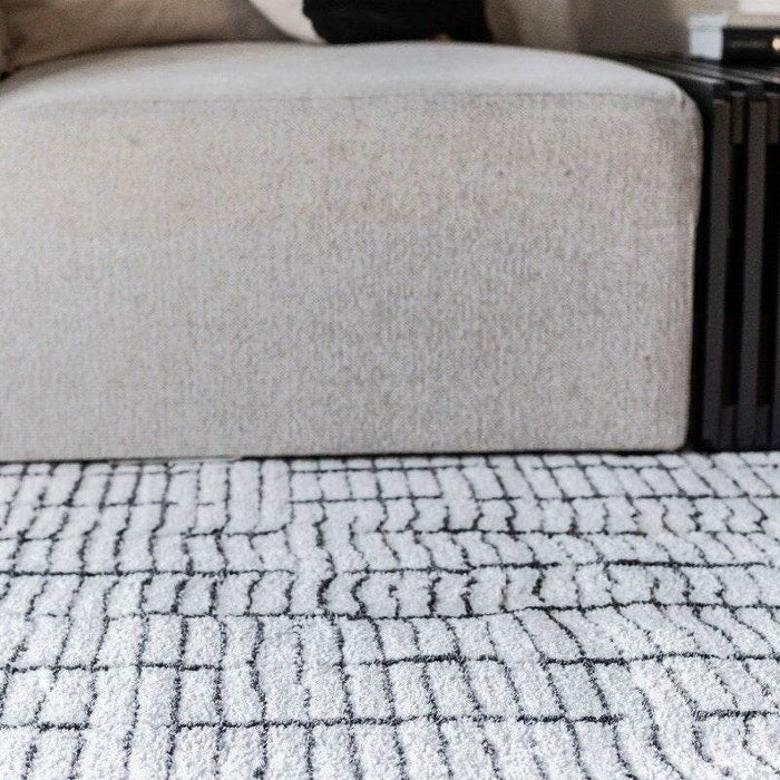 Interieur05 Vloerkleed Rectangle Creme wit|Zwart - 200 x 290 cm