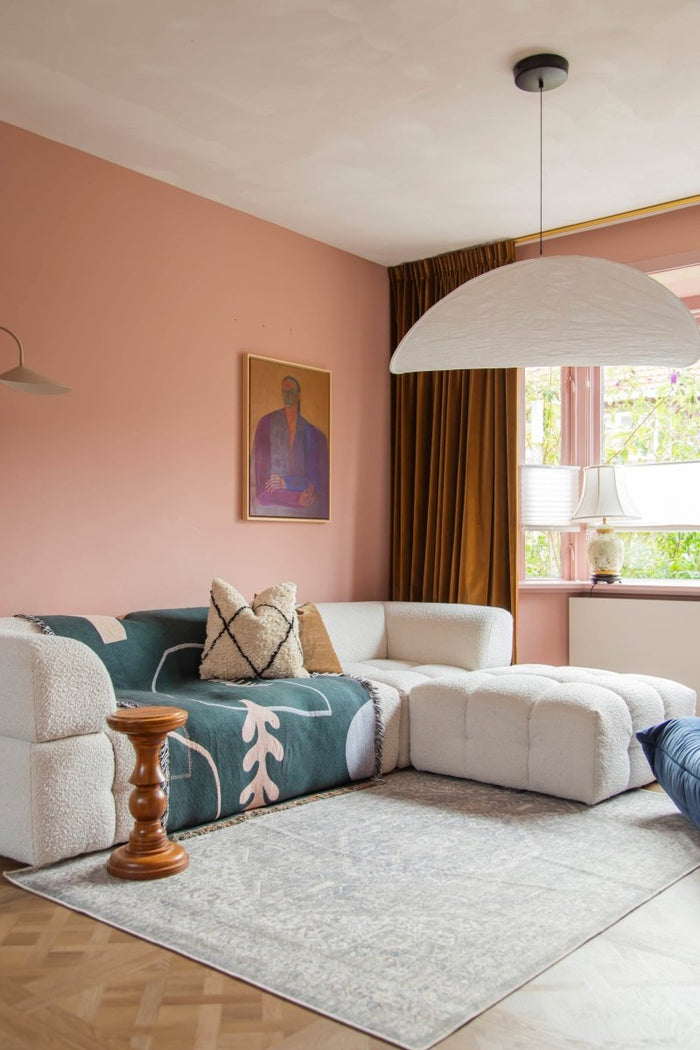 Interieur05 Vintage vloerkleed Ethel Groen|Blauw - 290 x 200 cm