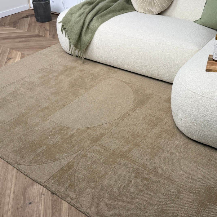 Wollen vloerkleed Twig beige|bruin - Interieur05 - 240 x 340 cm
