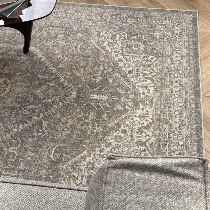 Interieur05 Vintage vloerkleed Ethel Groen|Blauw - 230 x 160 cm