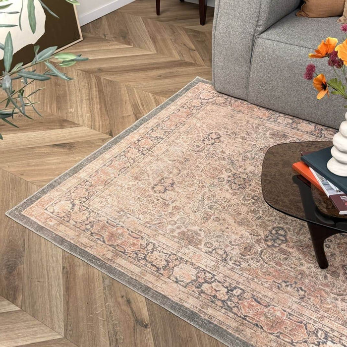 Interieur05 Vintage vloerkleed Sybil Groen|Beige - 230 x 160 cm