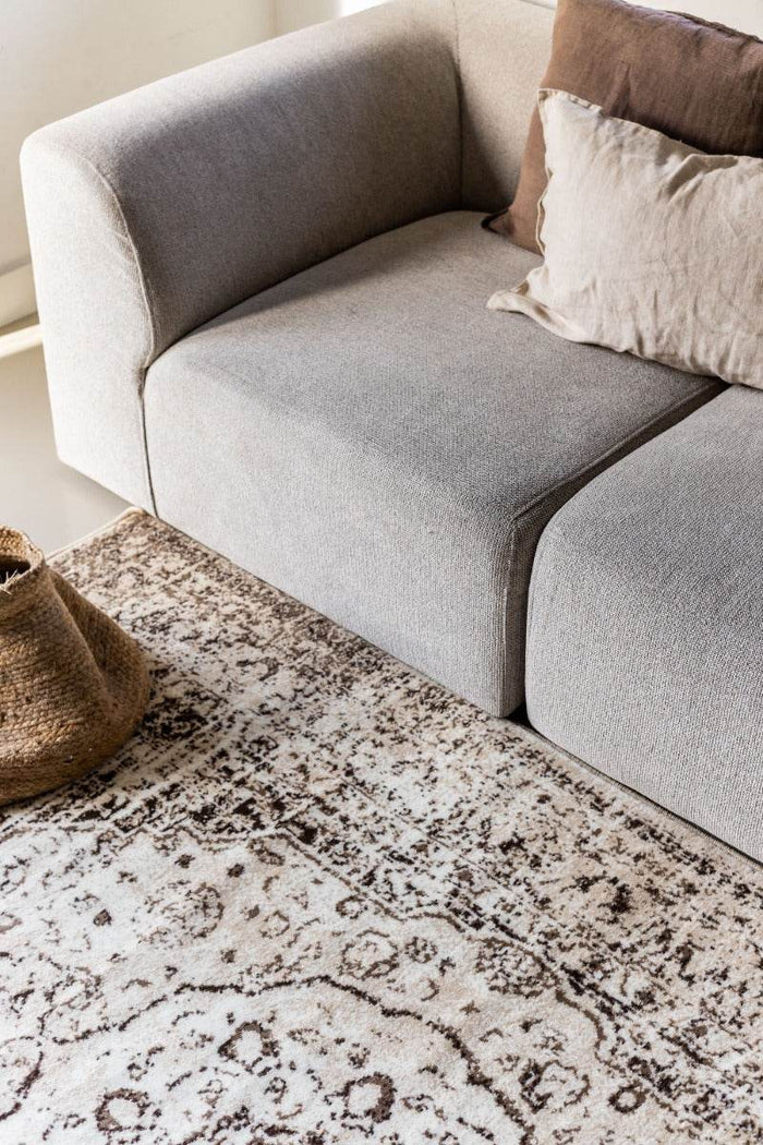 Interieur05 Vintage vloerkleed Arya bruin|beige - 225 x 160 cm
