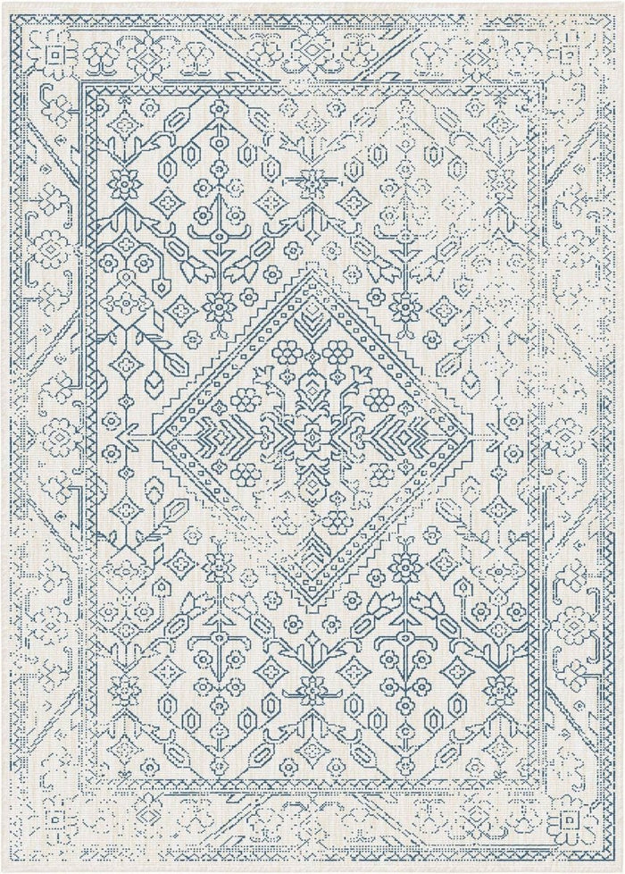 Buitenkleed Nova blauw - Interieur05 - 240 x 340 cm