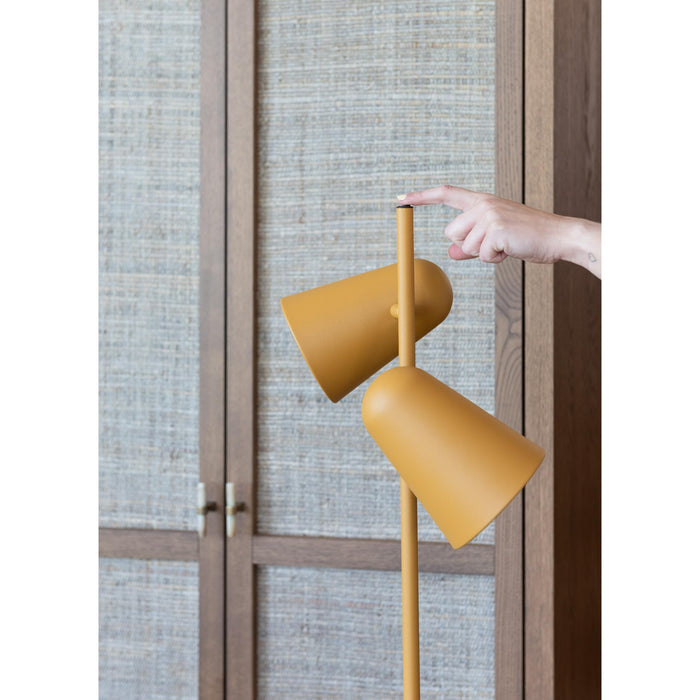 it's about RoMi Vloerlamp Salamanca - Geel - 28x28x145cm