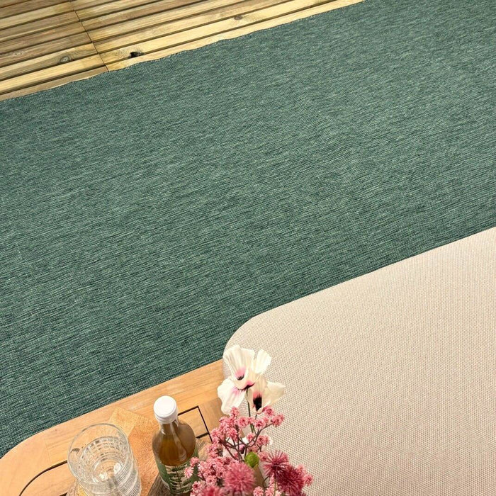 Buitenkleed Tone groen - Interieur05 - 160 x 230 cm