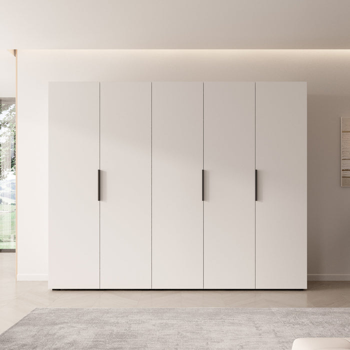 Meubella - Kledingkast Marquesa - Wit - 250 cm