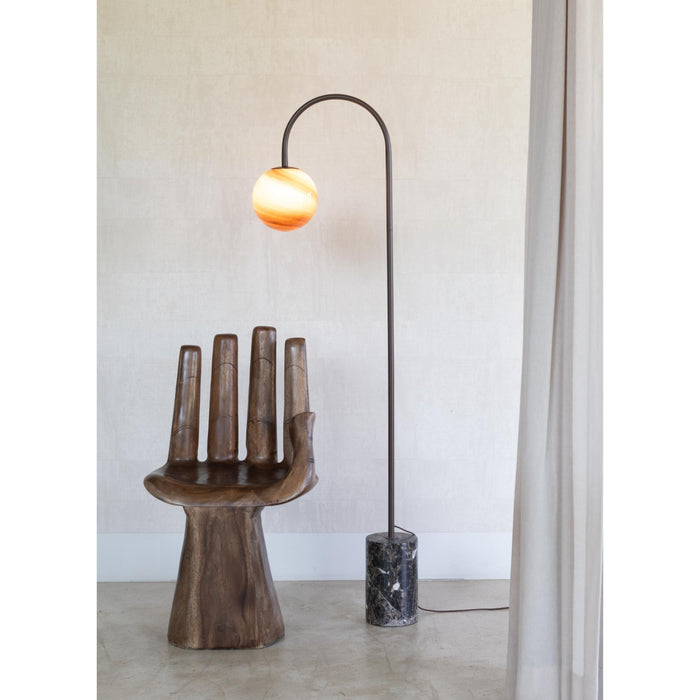 it's about RoMi Vloerlamp Tivoli - Bruin - 20x42x163cm