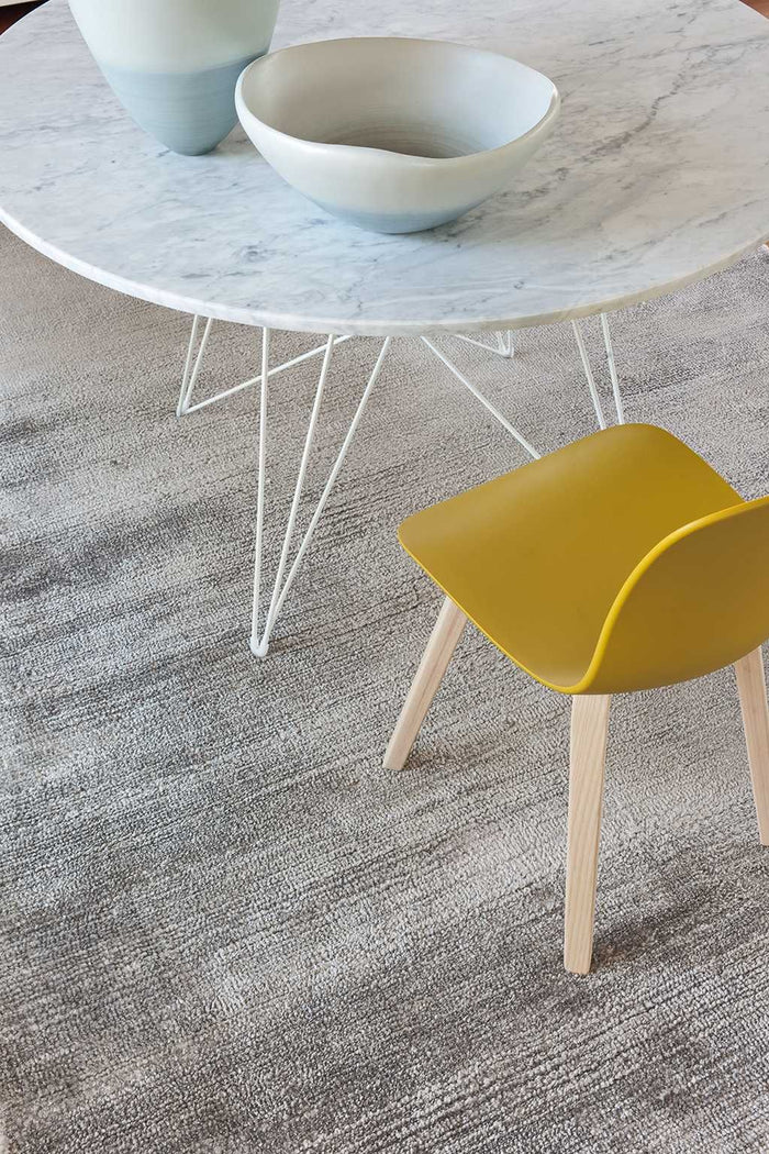 Substance Wood stoel naturel onderstel wit