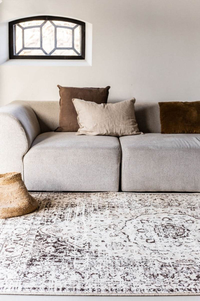 Interieur05 Vintage vloerkleed Arya bruin|beige - 275 x 185 cm