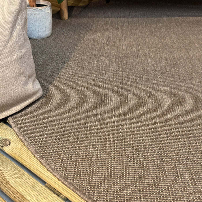 Rond buitenkleed Tone linnen - Interieur05 - 200 x 200 cm