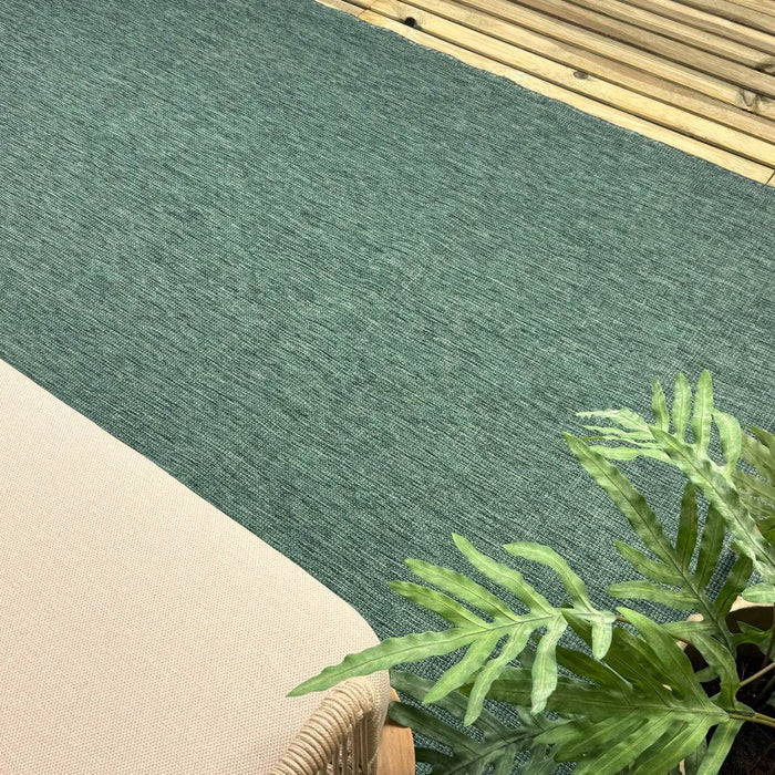 Buitenkleed Tone groen - Interieur05 - 240 x 340 cm