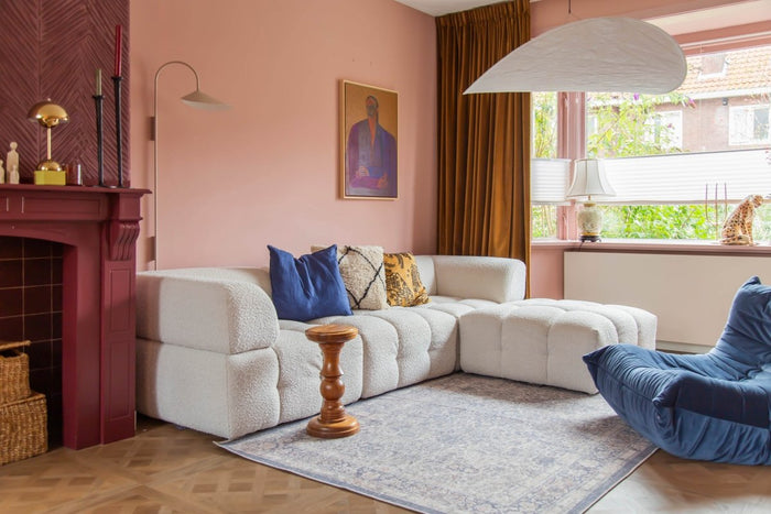 Interieur05 Vintage vloerkleed Sybil Blauw - 330 x 240 cm