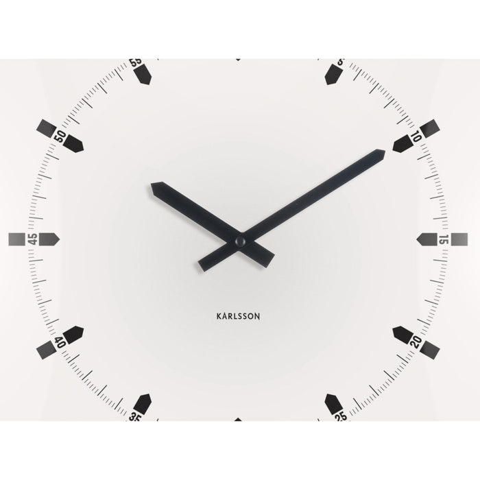 Karlsson - Wall Clock Sucinto Dome Square