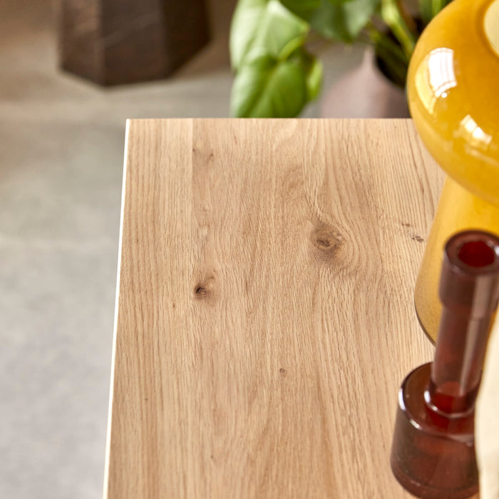 Tikamoon - Clovis - Massief eiken bijzettafel