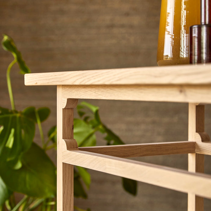 Tikamoon - Clovis - Massief eiken bijzettafel